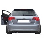 Audi A3 8P 2005 - 2008 4 Kapı RS Spoiler (Plastik)